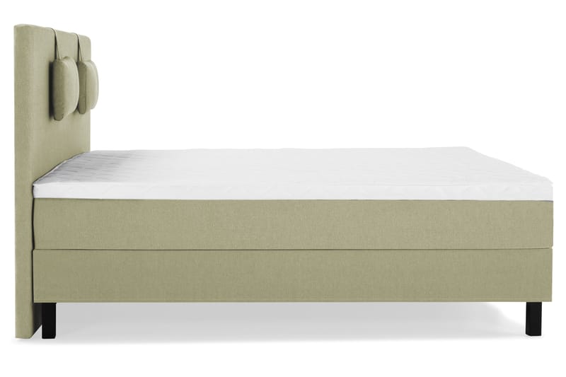 Lucky Komplett Sängpaket 160x200 Skum Slät Sänggavel - Nackkudde Liten Grön - Products - Möbler - Säng - Kontinentalsäng
