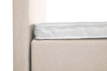 Lucky Komplett Sängpaket 160x200 Skum Slät Sänggavel - Nackkudde Stor Beige - Products - Möbler - Säng - Kontinentalsäng