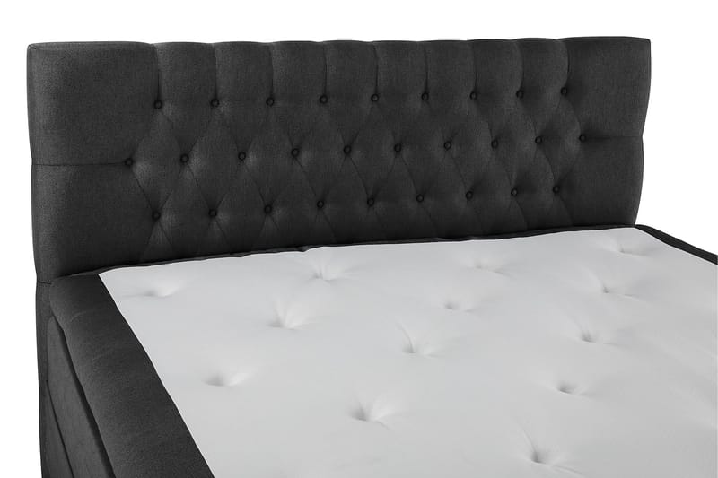 Lucky Komplett Sängpaket 160x200 Polyeter Diamant - Svart/Grå - Products - Möbler - Säng - Kontinentalsäng