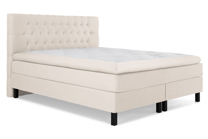 Lucky Komplett Sängpaket 180x200 Memory Diamant Sänggavel - Beige - Products - Möbler - Säng - Kontinentalsäng