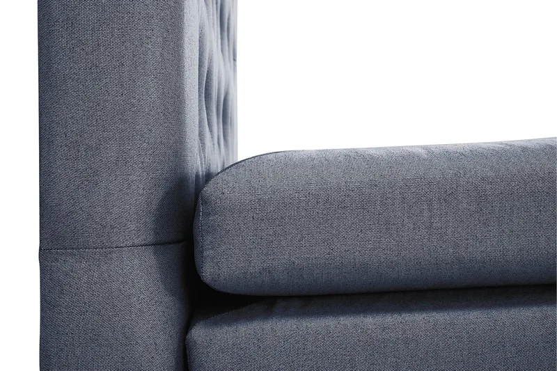 Lucky Komplett Sängpaket 180x200 Memory Diamant Sänggavel - Mörkblå - Products - Möbler - Säng - Kontinentalsäng