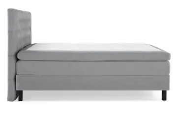 Lucky Komplett Sängpaket 180x200 Polyeter Diamant Sänggavel - Grå - Products - Möbler - Säng - Kontinentalsäng