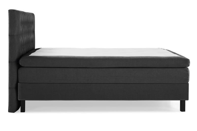 Lucky Komplett Sängpaket 180x200 Polyeter Diamant - Svart / Mörkgrå - Products - Möbler - Säng - Kontinentalsäng