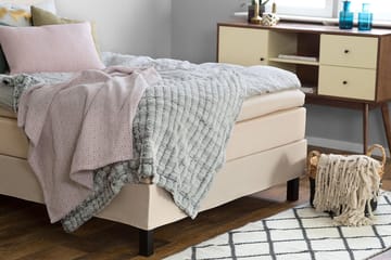 Lucky Kontinentalsäng 120x200 cm - Beige - Products - Möbler - Säng - Enkelsäng