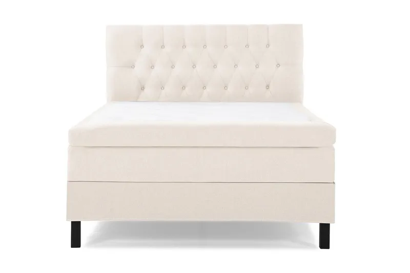 Lucky Kontinentalsäng 140x200Polyeter - Beige - Products - Möbler - Säng - Kontinentalsäng