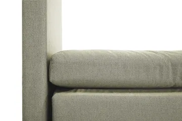 Lucky Kontinentalsäng 150x200Polyeter - Grön - Products - Möbler - Säng - Kontinentalsäng