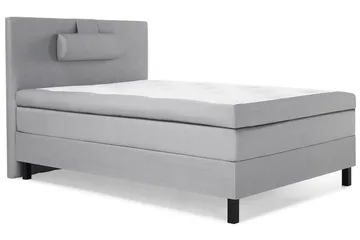Lucky Sängpaket 120x200 Polyeter Slät - Grå - Products - Möbler - Säng - Enkelsäng