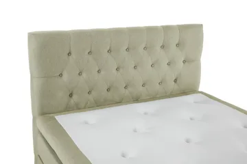 Lucky Sängpaket 140x200 LatexDiamant Sänggavel  Grön - Grön - Products - Möbler - Säng - Kontinentalsäng