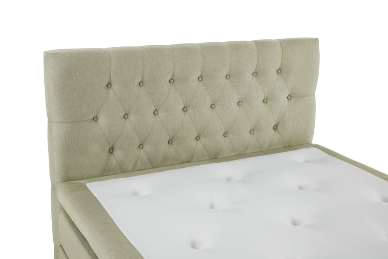 Lucky Sängpaket 140x200 LatexDiamant Sänggavel  Grön - Grön - Products - Möbler - Säng - Kontinentalsäng