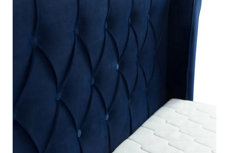 Lyckorna Kontinentalsäng 140x200 cm LED-belysning - Grå - Products - Möbler - Säng - Säng med förvaring