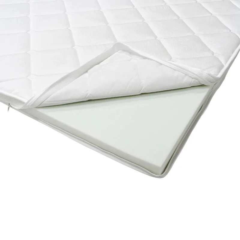 HVILA Vändbar Sommar- & Vintersida, Bäddmadrass 160x200 cm – 7 cm Mjuk/Medium, Polyeterskum, Tvättbar Klädsel - Products - Möbler - Säng - Madrass - Bäddmadrass