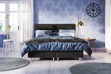 Meja Kontinentalsäng 160x200 - Svart - Products - Möbler - Säng - Kontinentalsäng