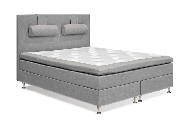 Meja Sängpaket 160x200 - Ljusgrå - Products - Möbler - Säng - Kontinentalsäng