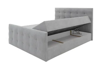 Milano Kontinentalsäng 160x210 cm - Beige - Products - Möbler - Säng - Säng med förvaring