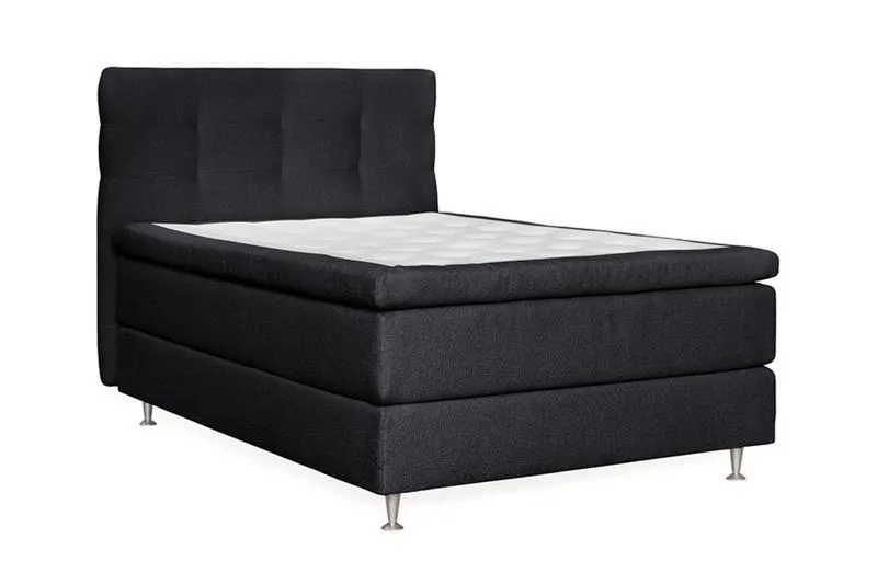 Oslo Lyx Kontinentalsäng 140 knappar loop 20 - Svart - Products - Möbler - Säng - Kontinentalsäng