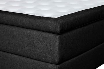 Oslo Lyx Kontinentalsäng 140 knappar loop 20 - Svart - Products - Möbler - Säng - Kontinentalsäng