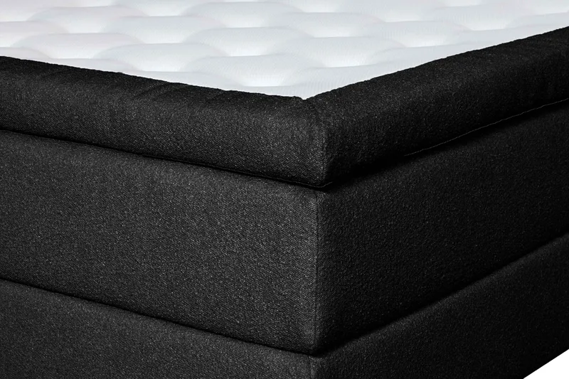 Oslo Lyx Kontinentalsäng 140 knappar loop 20 - Svart - Products - Möbler - Säng - Kontinentalsäng