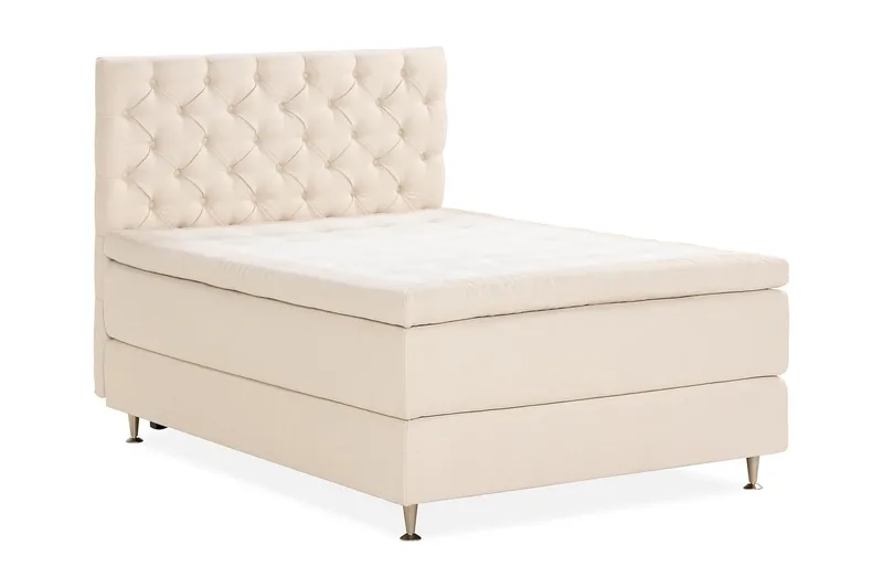 Oslo Lyx Sängpaket Kontinentalsäng 120x200 cm - Ljusbeige - Products - Möbler - Säng - Kontinentalsäng