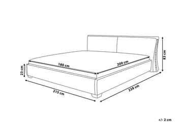 Paris Dubbelsäng 180 200 cm - Guld - Products - Möbler - Säng - Sängram & sängstomme