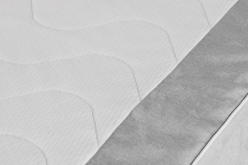 Princess Kontinentalsäng 120x200cm - Ljusgrå/Sammet - Products - Möbler - Säng - Enkelsäng