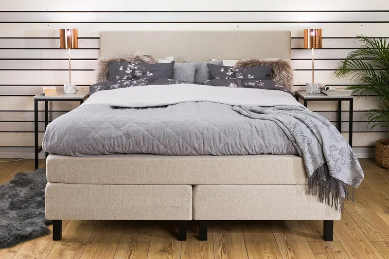 Princess Kontinentalsäng 160x200cm - Beige - Products - Möbler - Säng - Kontinentalsäng