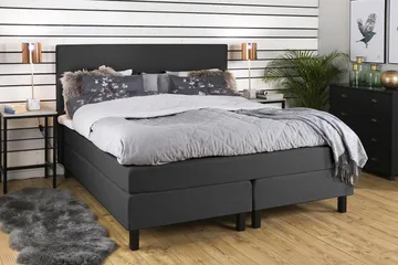 Princess Kontinentalsäng 160x200cm - Grå - Products - Möbler - Säng - Kontinentalsäng