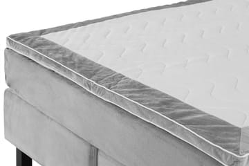 Princess Kontinentalsäng 180x200cm - Ljusgrå/Sammet - Products - Möbler - Säng - Kontinentalsäng