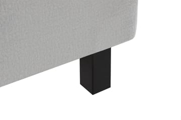 Princess Kontinentalsäng 180x200cm - Ljusgrå/Sammet - Products - Möbler - Säng - Kontinentalsäng