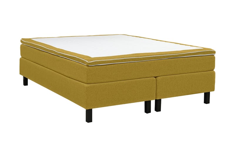 Princess Sängpaket 160x200 cm - Gul - Products - Möbler - Säng - Kontinentalsäng