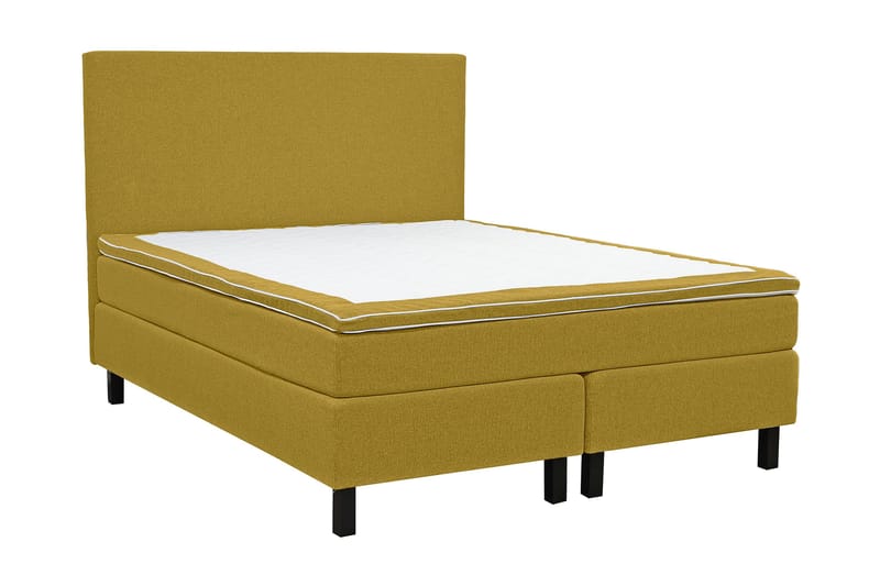 Princess Sängpaket 160x200 cm - Gul - Products - Möbler - Säng - Kontinentalsäng