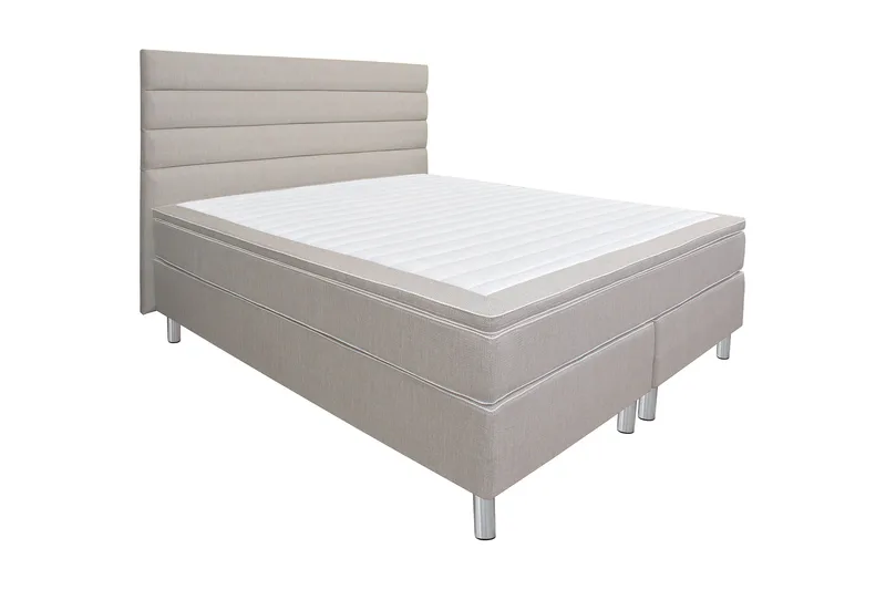 Queen Kontinentalsäng 160x200, Beige