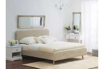 Rennes Dubbelsäng 180|200 cm - Beige - Products - Möbler - Säng - Dubbelsäng