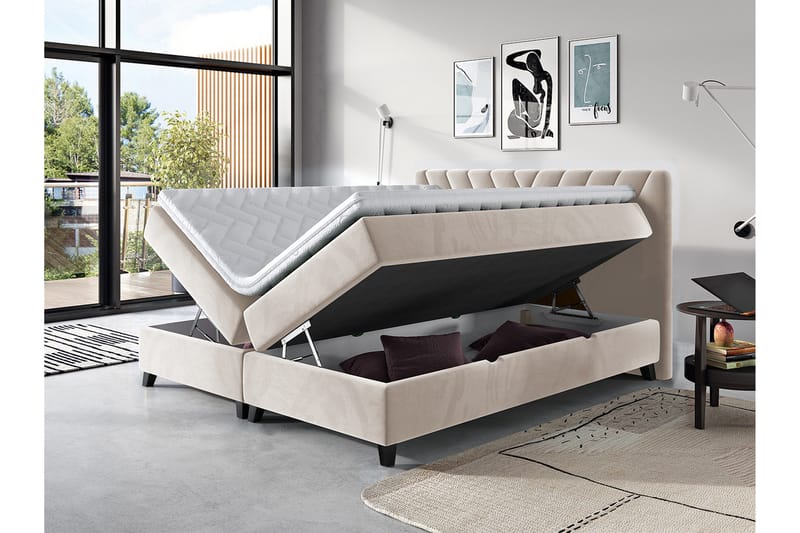 Romanza Kontinentalsäng 140x200 cm - Products - Möbler - Säng - Säng med förvaring