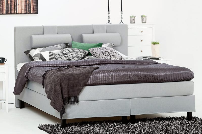 Lucky Sänggavel Slät 150 cm - Mellangrå - Products - Möbler - Säng - Sängtillbehör & sänggavel - Sänggavel
