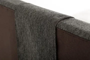 Lucky Sänggavel Slät 150 cm - Svart/Grå - Products - Möbler - Säng - Sängtillbehör & sänggavel - Sänggavel