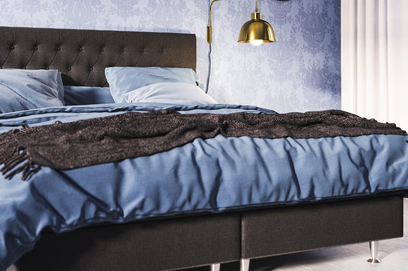 Meja Diamant Sänggavel 140x120 - Svart - Products - Möbler - Säng - Sängtillbehör & sänggavel - Sänggavel