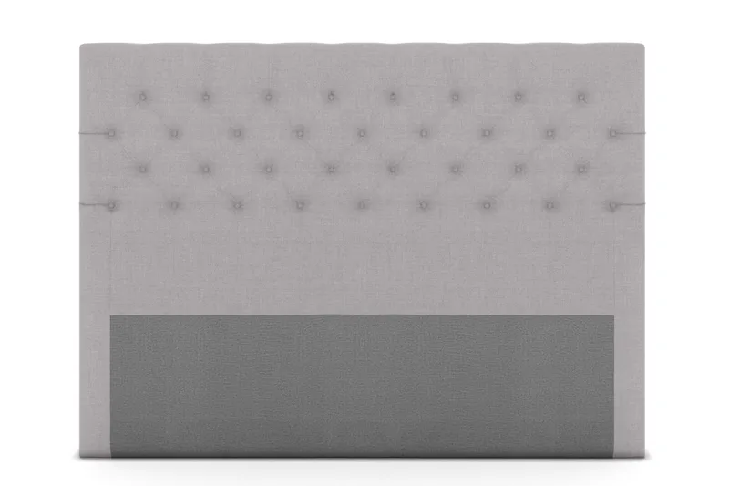 Select Djuphäftad Sänggavel 210 cm, Ljusgrå