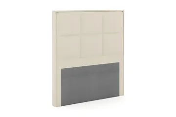 Select Sänggavel 120 cm Rutig - Beige - Products - Möbler - Säng - Sängtillbehör & sänggavel - Sänggavel