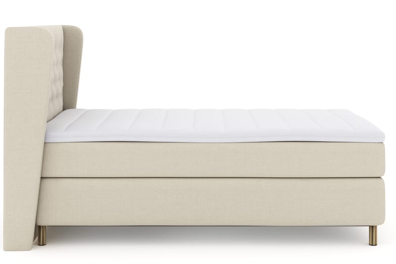 Select No 3 Komplett Sängpaket 120x200 Fast - Beige/Koppar - Products - Möbler - Säng - Enkelsäng