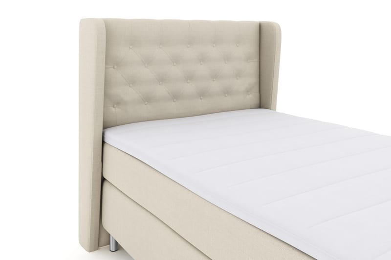Select No 3 Komplett Sängpaket 120x200 Fast - Beige/Metall - Products - Möbler - Säng - Enkelsäng