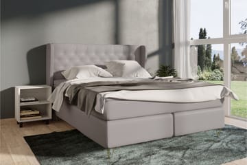 Select No 3 Komplett Sängpaket 120x200 Fast - Ljusgrå/Metall - Products - Möbler - Säng - Enkelsäng