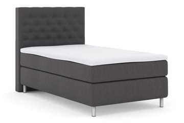Select No 3 Komplett Sängpaket 120x200 Fast - Mörkgrå/Metall - Products - Möbler - Säng - Enkelsäng