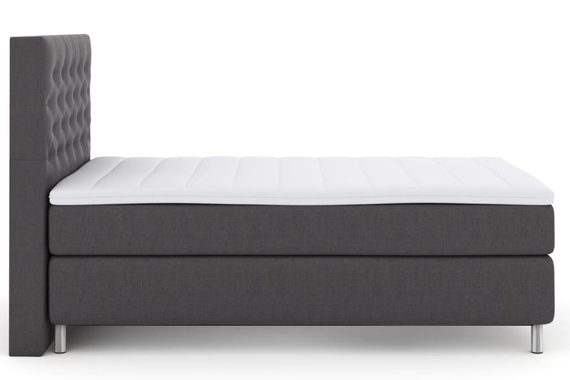 Select No 3 Komplett Sängpaket 120x200 Fast - Mörkgrå/Metall - Products - Möbler - Säng - Enkelsäng