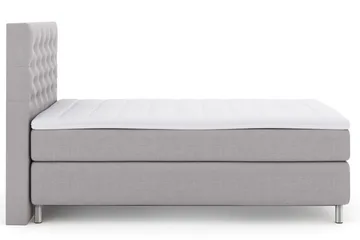 Select No 3 Komplett Sängpaket 120x200 Medium - Ljusgrå/Metall - Products - Möbler - Säng - Enkelsäng