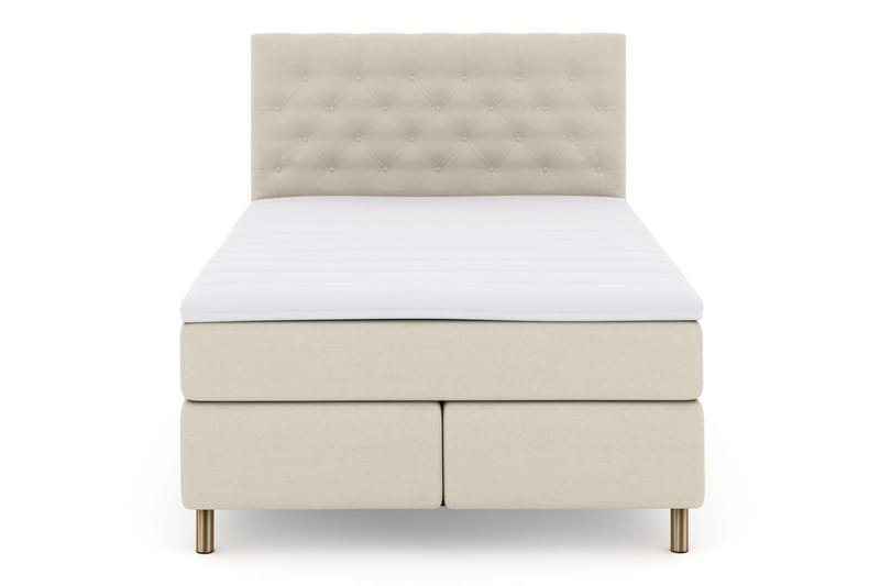 Select No 3 Komplett Sängpaket 140x200 Fast - Beige/Koppar - Products - Möbler - Säng - Kontinentalsäng
