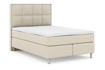Select No 3 Komplett Sängpaket 140x200 Medium - Beige/Metall - Products - Möbler - Säng - Kontinentalsäng