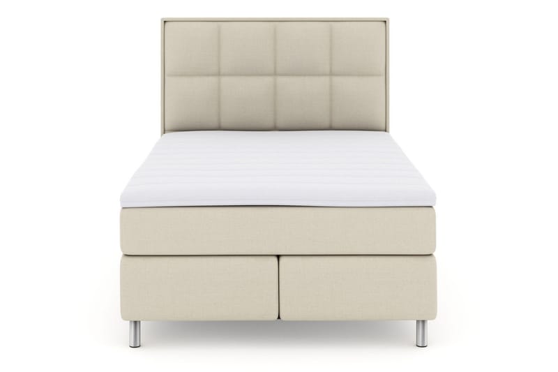 Select No 3 Komplett Sängpaket 140x200 Medium - Beige/Metall - Products - Möbler - Säng - Kontinentalsäng