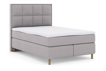 Select No 3 Komplett Sängpaket 140x200 Medium - Ljusgrå/Koppar - Products - Möbler - Säng - Kontinentalsäng