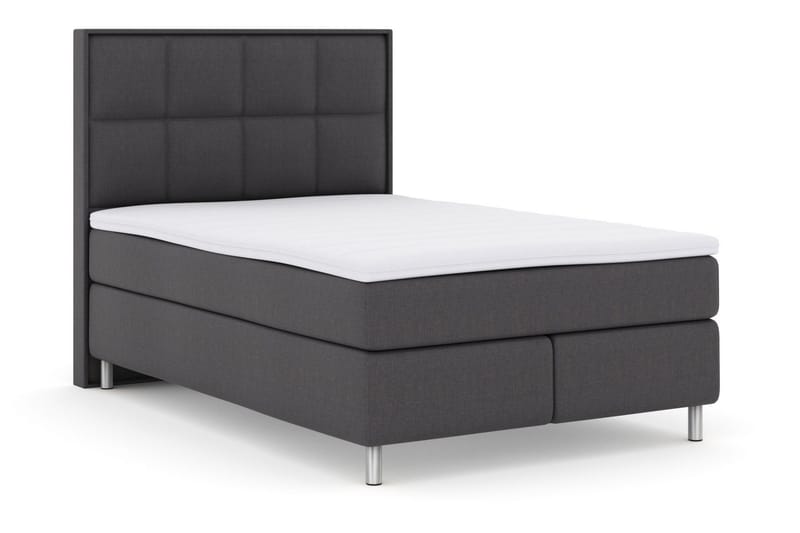 Select No 3 Komplett Sängpaket 140x200 Medium - Mörkgrå/Metall - Products - Möbler - Säng - Kontinentalsäng