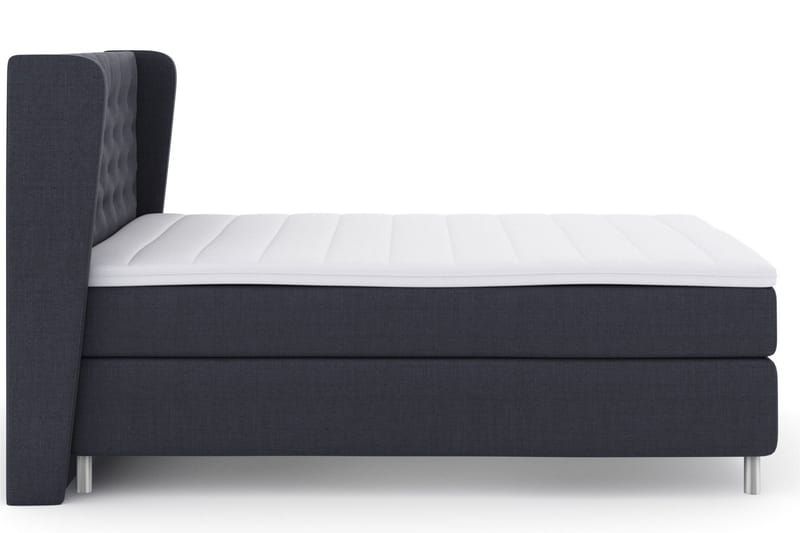 Select No 3 Komplett Sängpaket 160x200 Fast - Blå/Metall - Products - Möbler - Säng - Kontinentalsäng